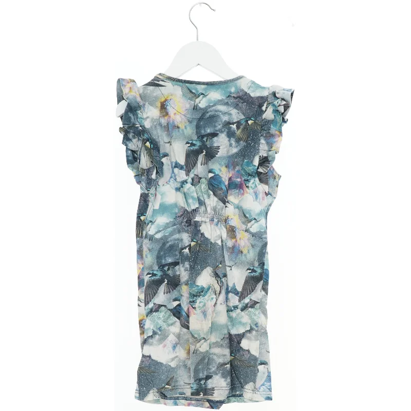 Kjole med fugle og naturmotiv fra Molo (str. 122)