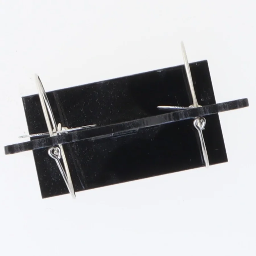 Øreringe med hjerteformet vedhæng (str. Ø 3 cm)