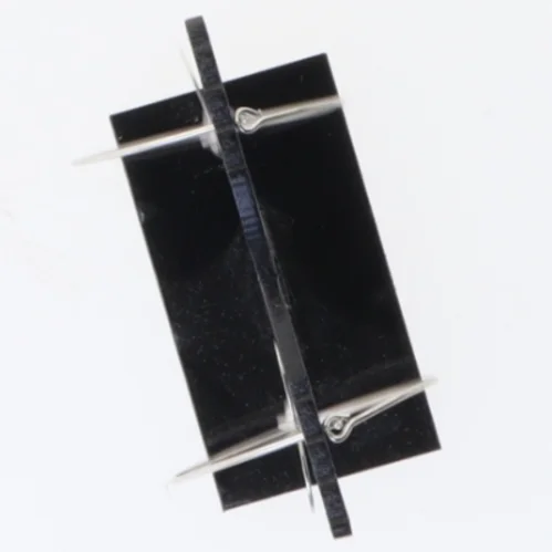 Øreringe med hjerteformet vedhæng (str. Ø 3 cm)