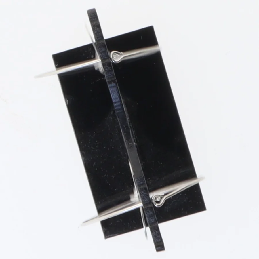 Øreringe med hjerteformet vedhæng (str. Ø 3 cm)