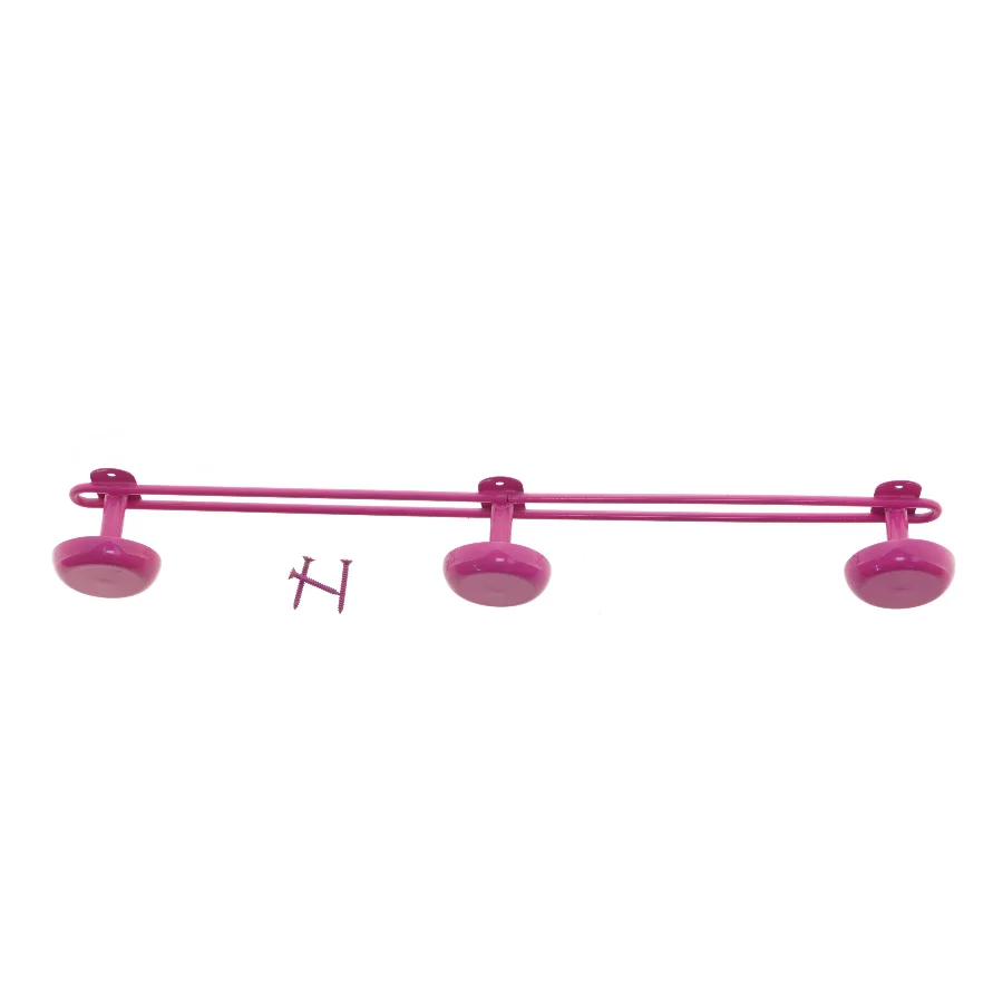 Vægmonteret knagerække (str. 50 x 6 x 6 cm)