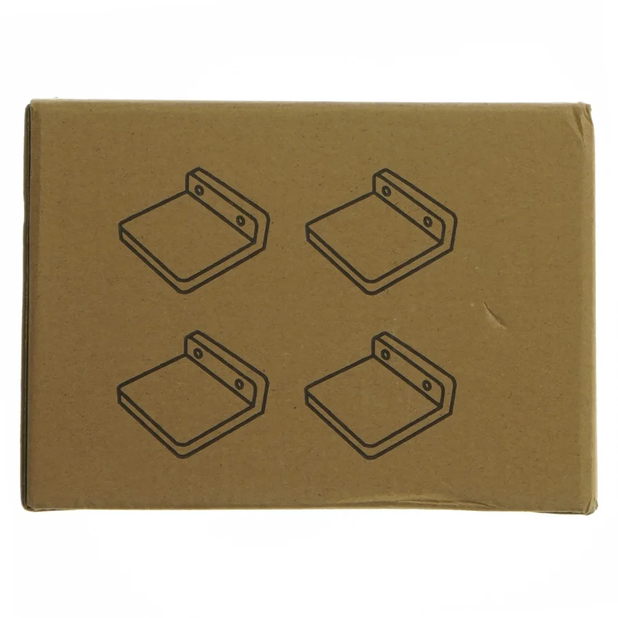 4 stk. små hylder (str. 4 styk. 10. x 10 cm)