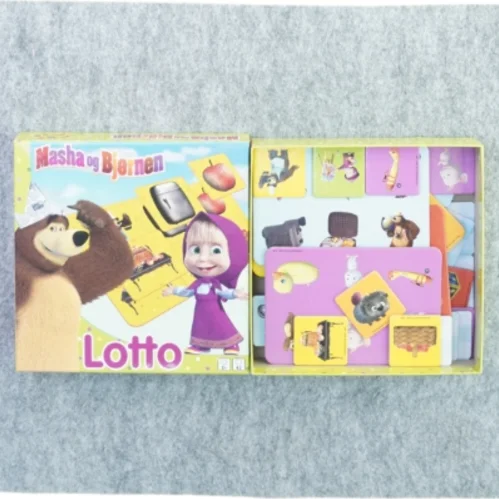 Billedlotteri masha og bjørnen fra Barbo Toys (str. 19 x 19 cm)
