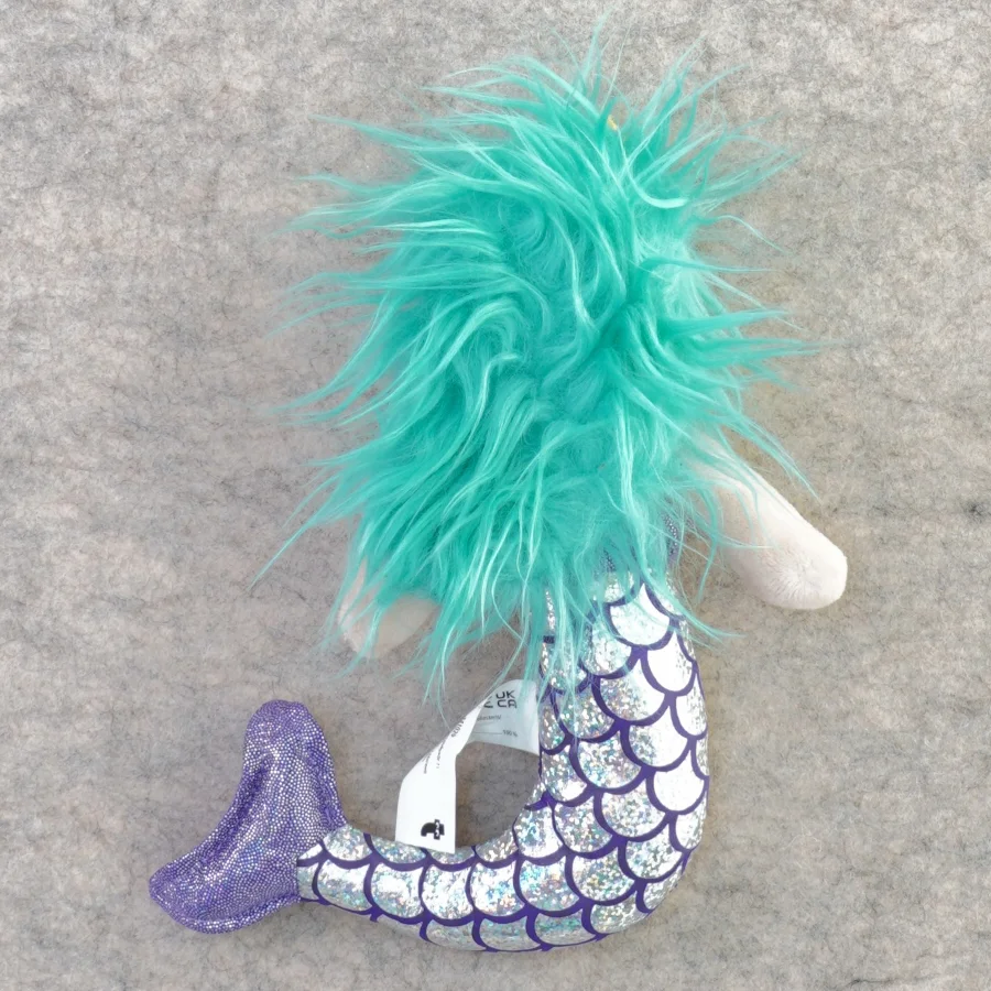 havfrue bamse fra Flying Tiger (str. 22 x 19 cm)