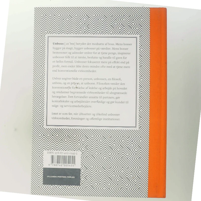 Unboss af Lars Kolind (Bog)