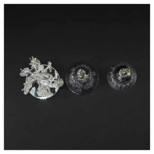 Dekorative Glas Juleklokker og -figurer (str. 8 cm til 16 cm høje)