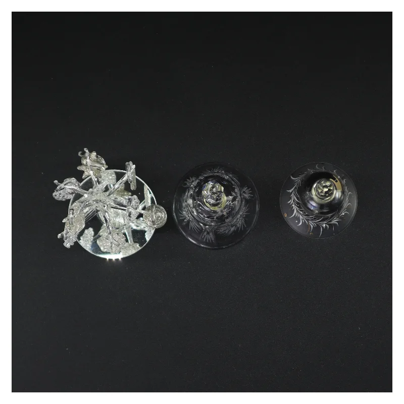 Dekorative Glas Juleklokker og -figurer (str. 8 cm til 16 cm høje)