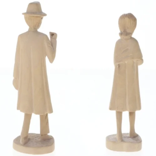 Træfigurer (str. 12 x 3 cm og 13 x 4 cm)