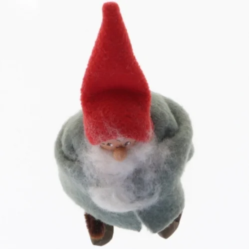 Håndlavet svensk nissefigur (str. 11 x 6 cm)