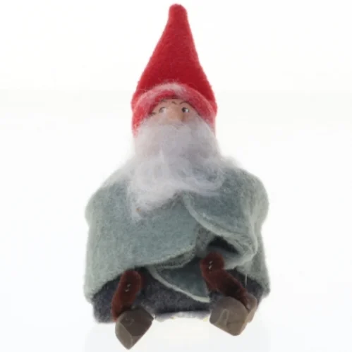 Håndlavet svensk nissefigur (str. 11 x 6 cm)