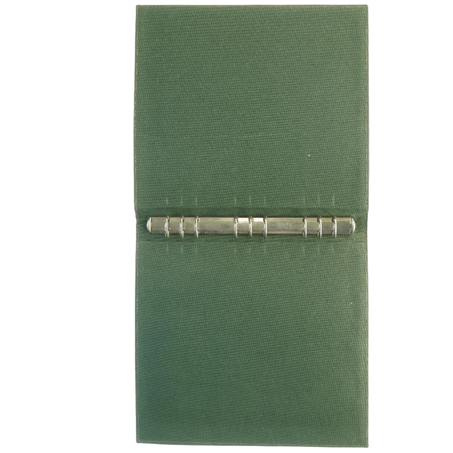 Håndlavet perlebroderet ringbind (str. 30 x 28 cm)