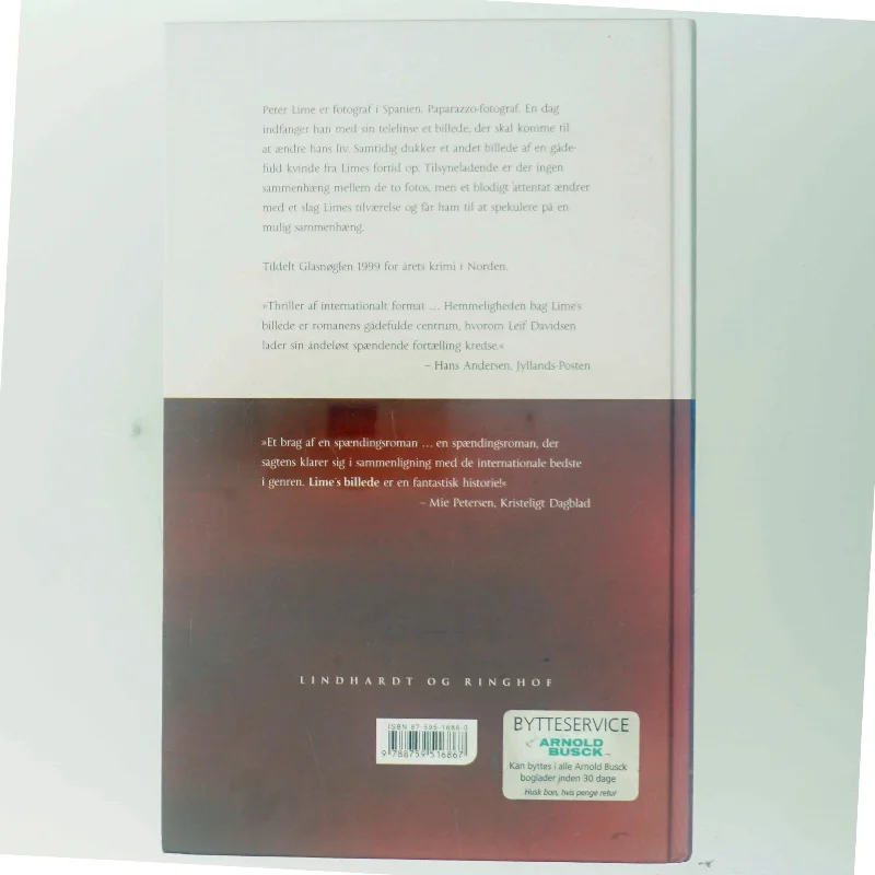 Lime's billede : roman af Leif Davidsen (Bog)