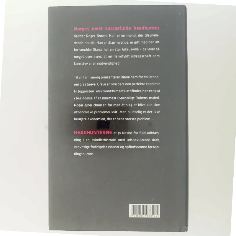 Headhunterne af Jo Nesbø (Bog)