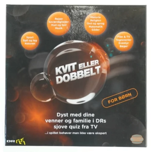 Spil 'Kvit eller Dobbelt' fra DR (str. 27x27x8 cm)