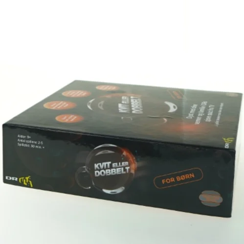 Spil 'Kvit eller Dobbelt' fra DR (str. 27x27x8 cm)