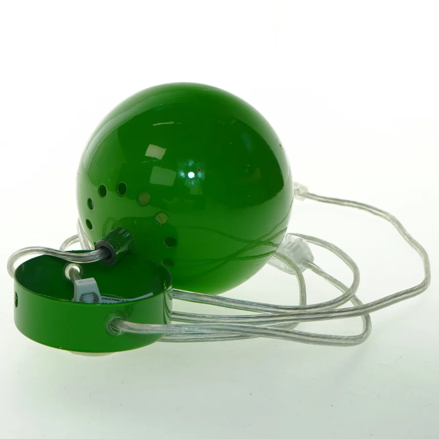 Grøn lampe (str. 11x10 cm)