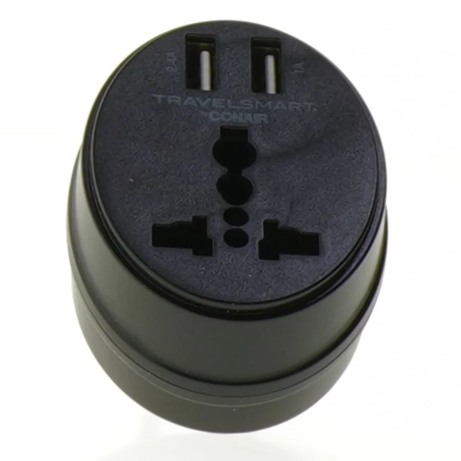 Universal rejseadapter med USB