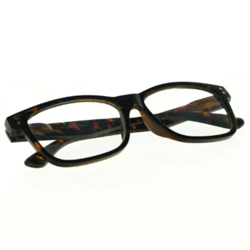 Brille +1 med skildpaddefarvet stel og plastiketui