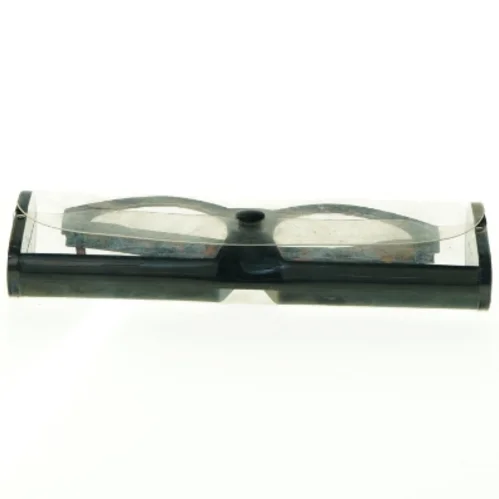 Brille +1 med skildpaddefarvet stel og plastiketui