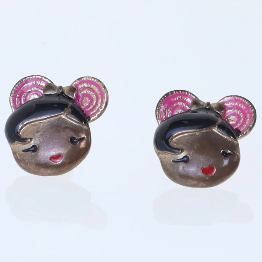 Søde ørestikker med ansigt, brugte (str. 20 mm)