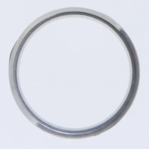 Ubrugt stor ring/fingerring med dekorativt mønster (str. 65 mm)