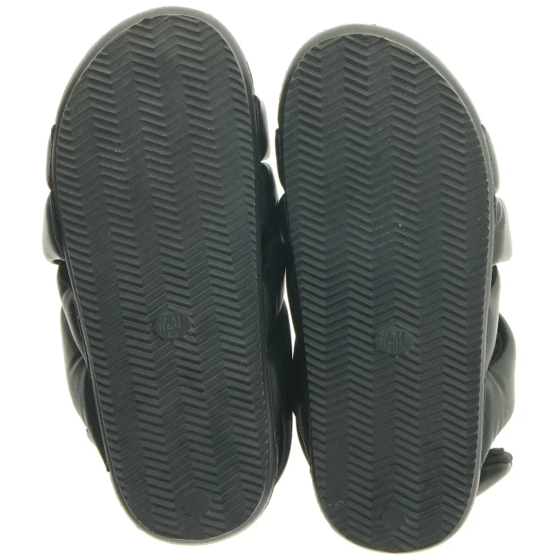 Sorte sandaler i størrelse 40 fra HM (str. 40 )