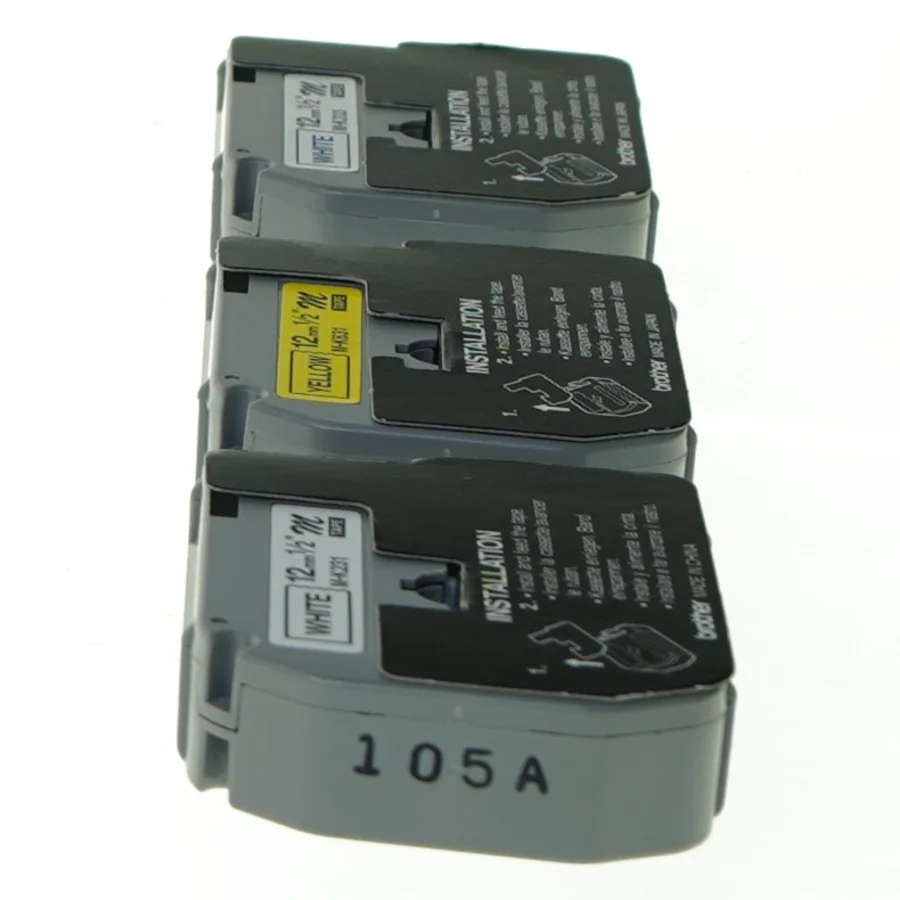 Label etiket fra Brother (str. 6 x 5 cm)