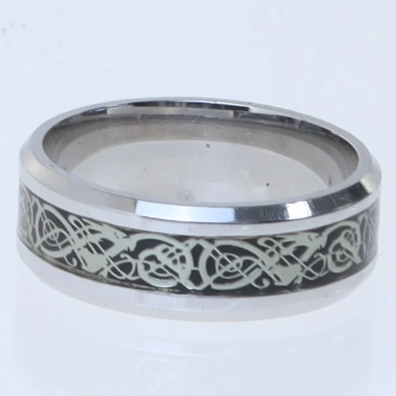 Stålring med mønster (str. 62 mm)