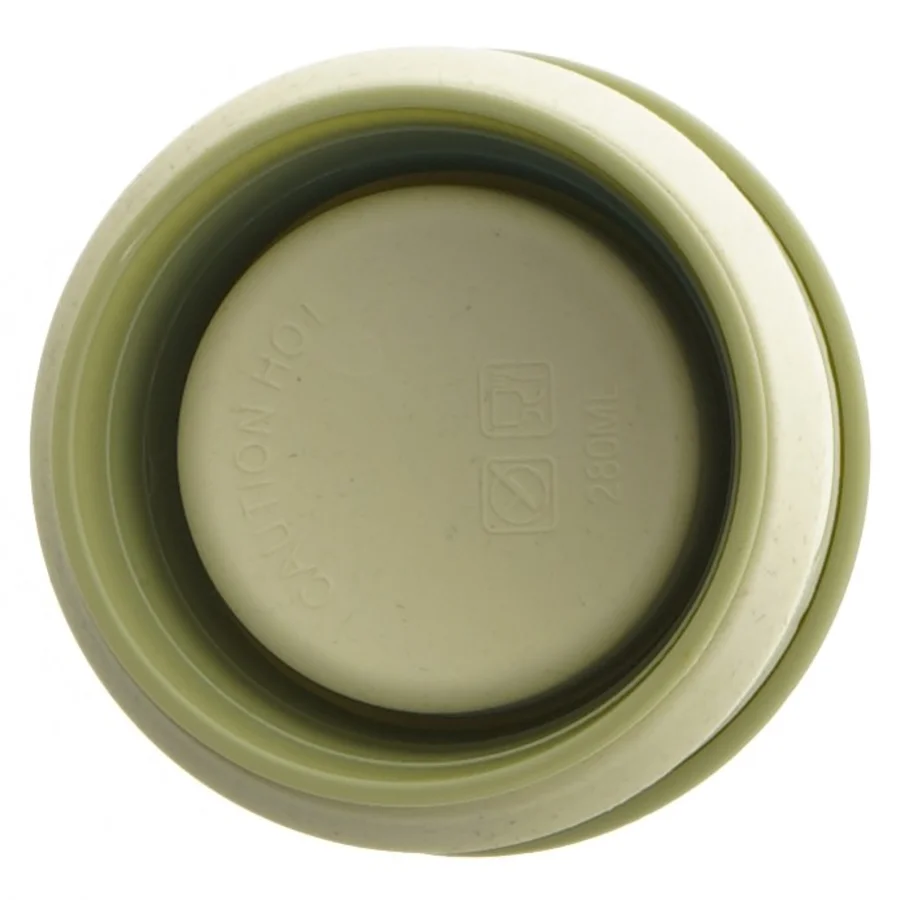 Termokop i silikone og plastik, aldrig brugt