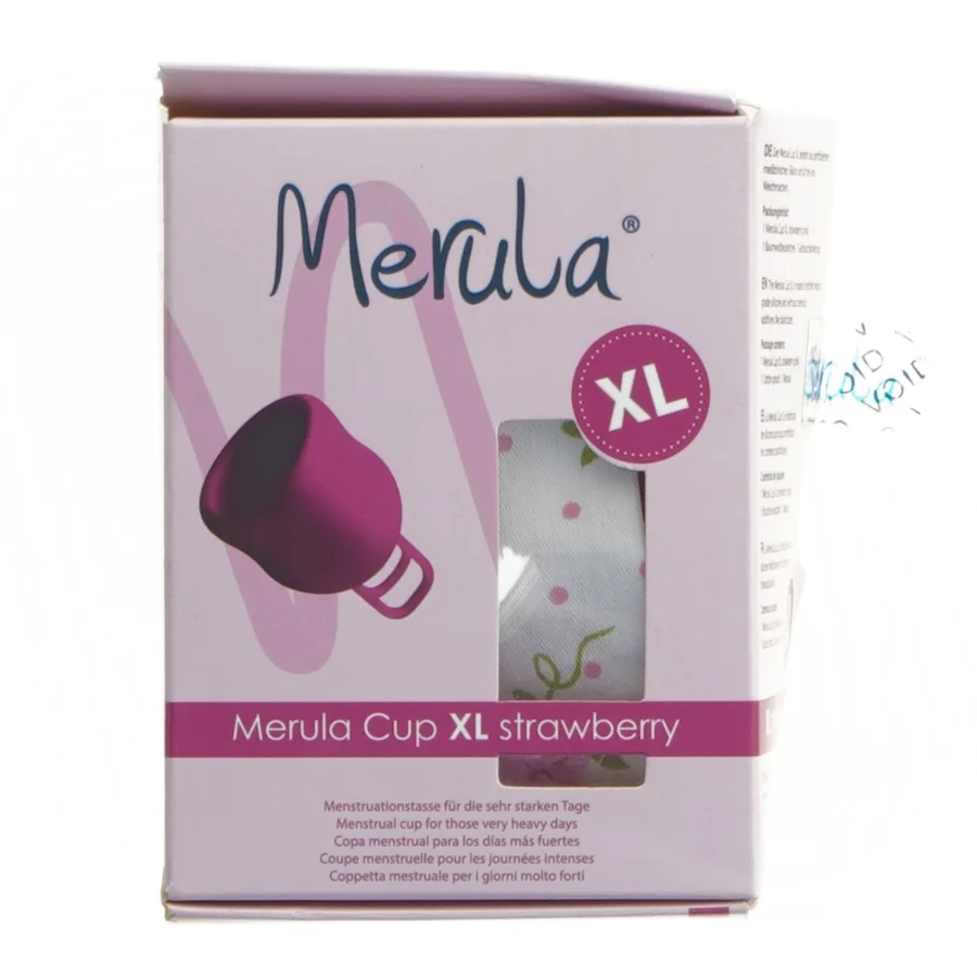 Ny og ubrugt i kasse. Merula menstruationskop XL fra Merula (str. Ekstra large)