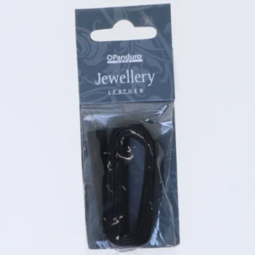 Lædersnor til smykker fra Panduro (str. 50 cm)