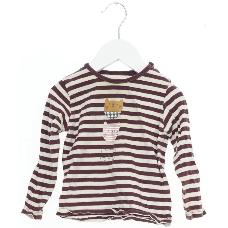 Langærmet Stribet Trøje med Katmotiv fra Friends (str. 80)