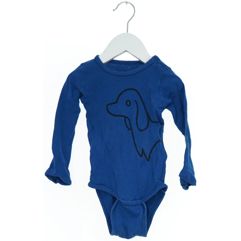 Blå bodystocking med hundemotiv fra Mm (str. 92)