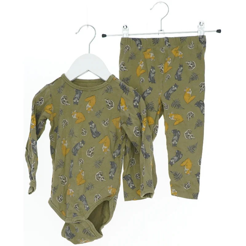 Baby bodystocking og bukser med dyremotiv fra VRS (str. 80)
