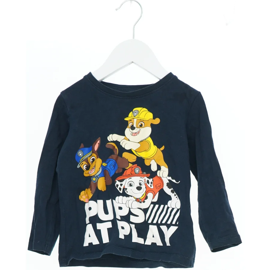 Langærmet bluse med Paw Patrol motiv fra Name It (str. 92)