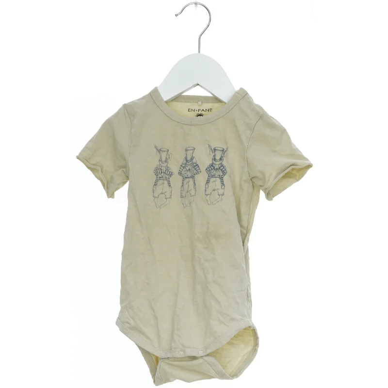 Kortærmet bodystocking med print fra En Fant (str. 86)