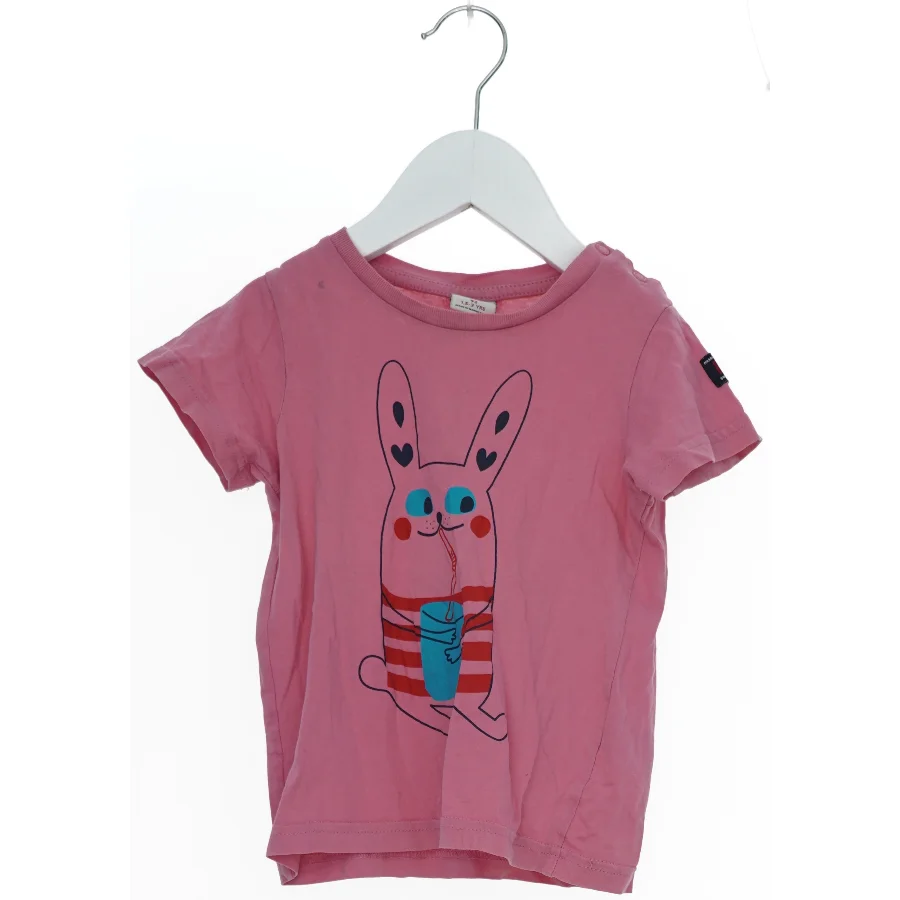 Børne T-shirt med kaninmotiv fra Polarn o. Pyret (str. 92)