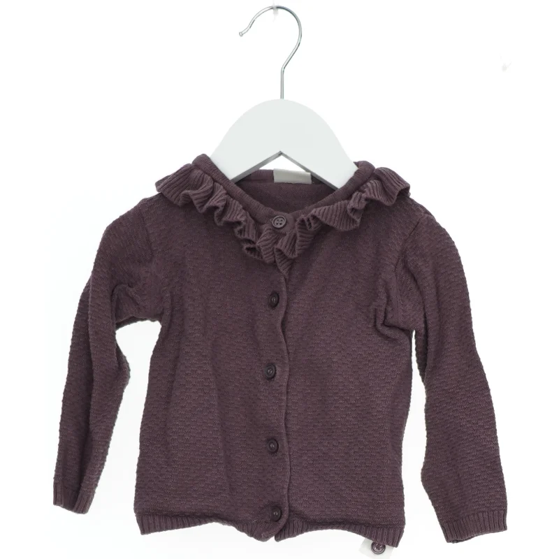 Lilla cardigan med flæse fra Friends (str. 86)