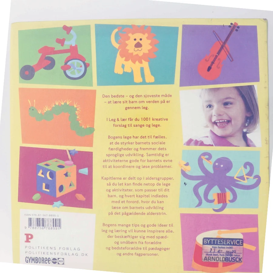 Leg & lær : 1001 sjove aktiviteter til børn fra 0-6 år (Bog)