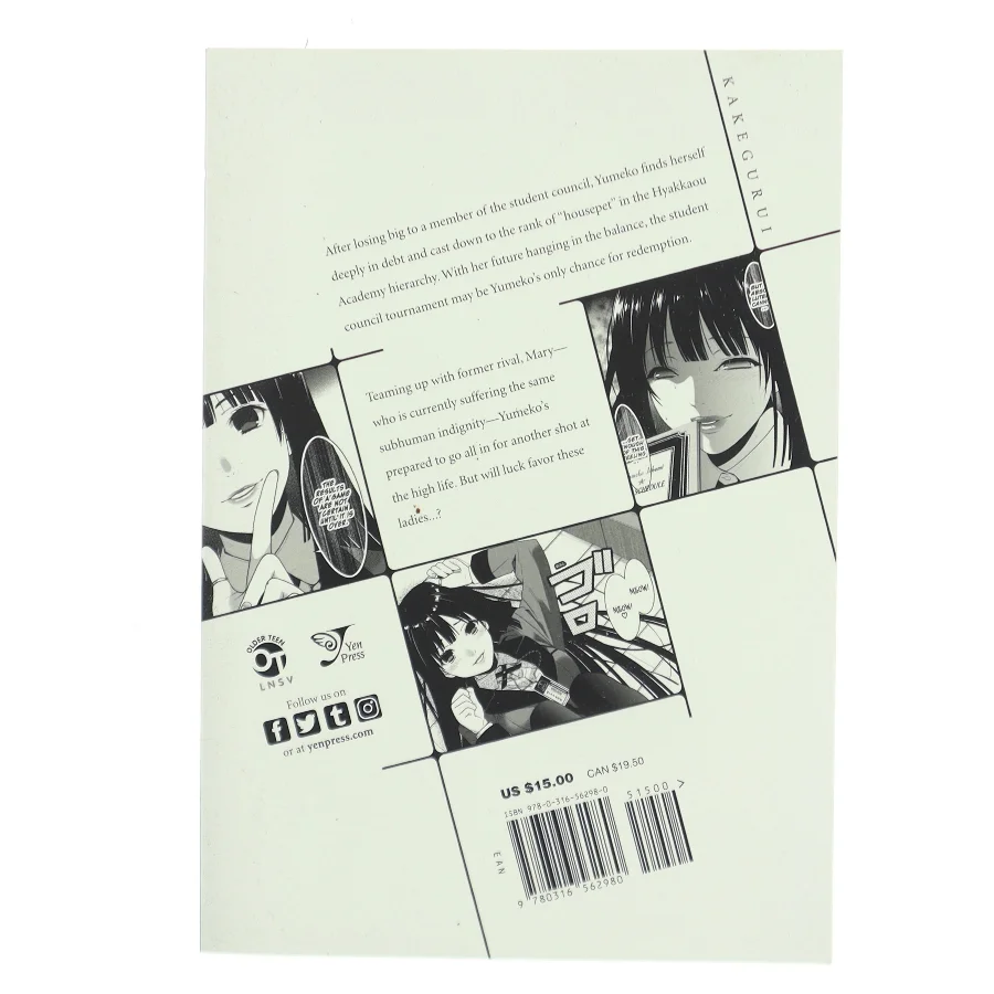 Kakegurui - Compulsive Gambler -, Vol. 2 af Homura Kawamoto (Bog)