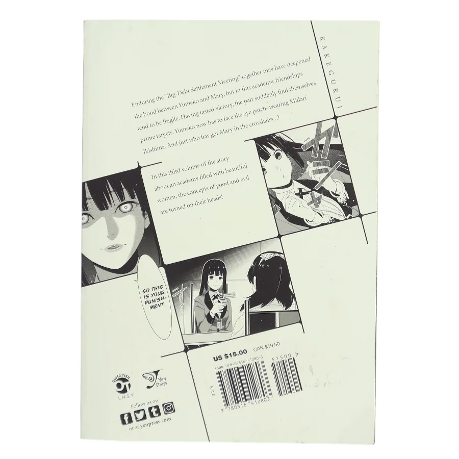 Kakegurui - Compulsive Gambler -, Vol. 3 af Homura Kawamoto (Bog)
