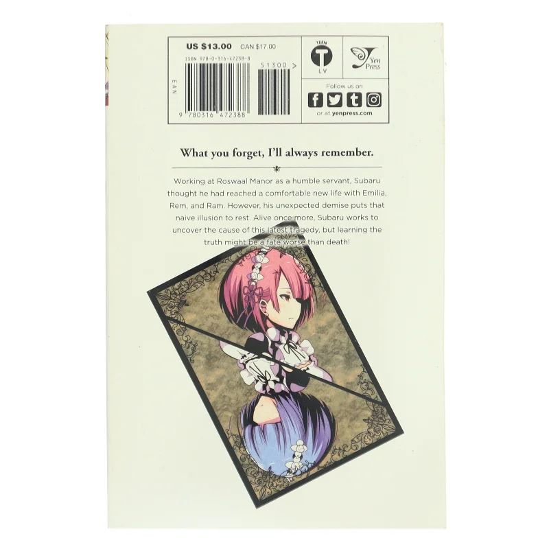 Re:ZERO -Starting Life in Another World-, Chapter 2: A Week at the Mansion, Vol. 2 (manga) af Tappei Nagatsuki (Bog)