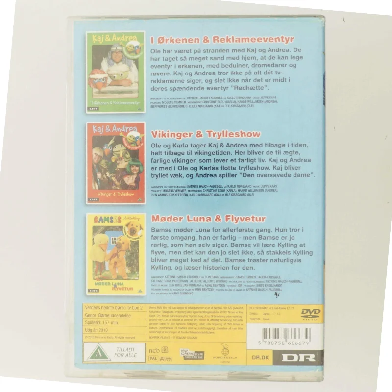 DVD boks med DR's elskede figurer fra DR