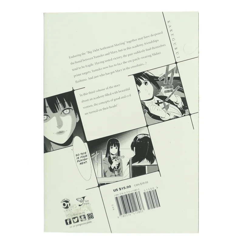 Kakegurui - Compulsive Gambler -, Vol. 3 af Homura Kawamoto (Bog)