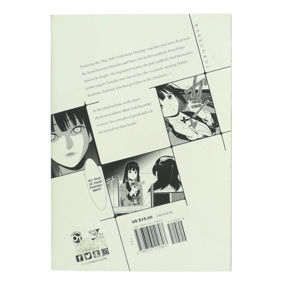 Kakegurui - Compulsive Gambler -, Vol. 3 af Homura Kawamoto (Bog)
