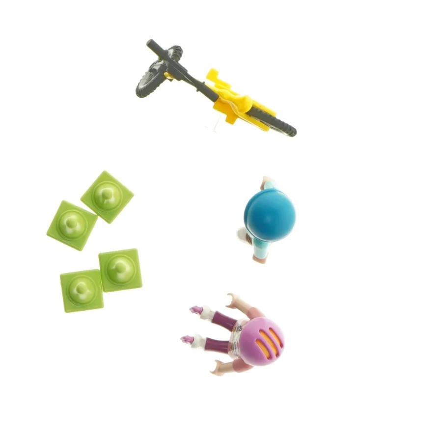 Playmobil Legetøjsfigurer med enhjulet cykel og kegler