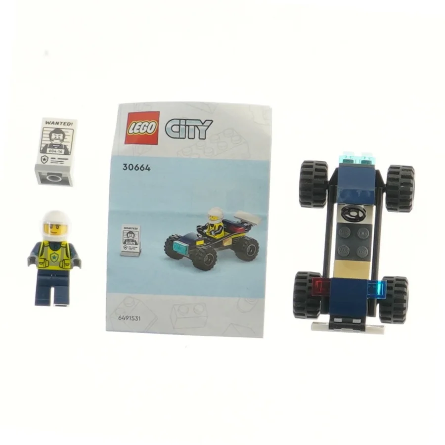LEGO City politibil med figur fra Lego (str. 8 cm)