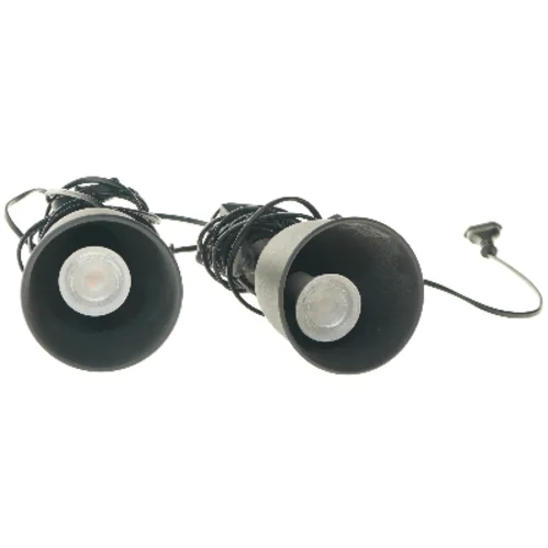 Sort lamper med ledning fra IKEA (str. Ø 11x32 cm)