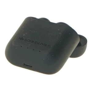 Trådløse høretelefoner med opladningsetui fra Soundliving (str. 6x2x5 cm)