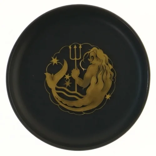 Vægdekoration med havfruemotiv fra Jech (str. Ø 15 cm)